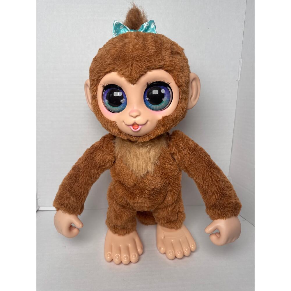 FurReal peanut the playful monkey interactive toy electronic pet works tested